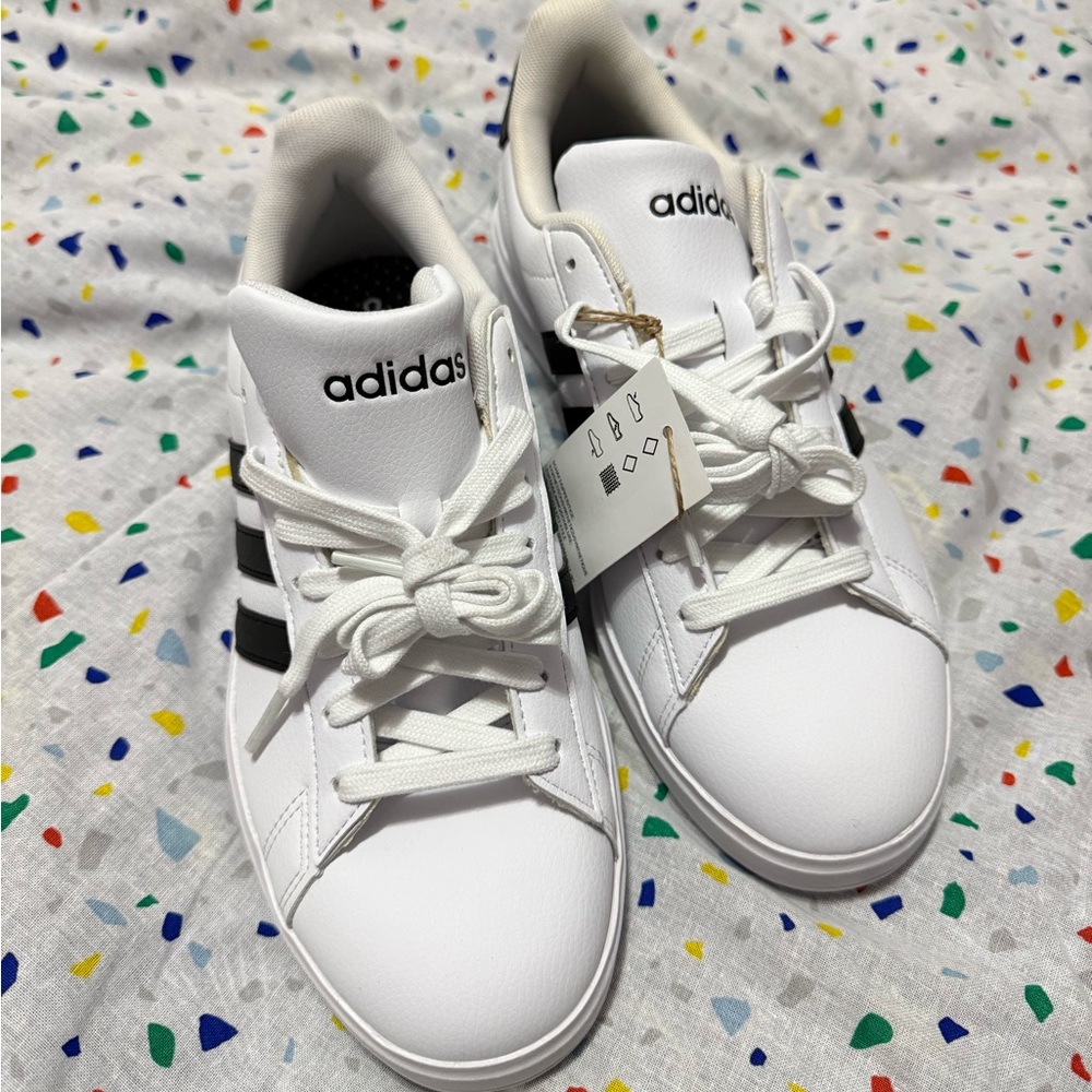 Adidas White and Black Sneakers
